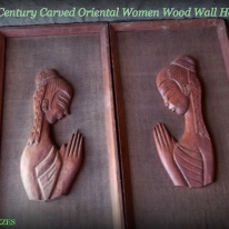 2 wood asian women